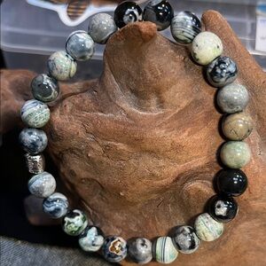 8mm Green Fire agate